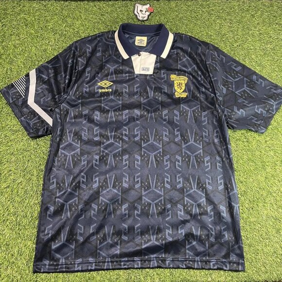 Vintage Umbro 1992 Scotland Home Jersey - Picture 1 of 11